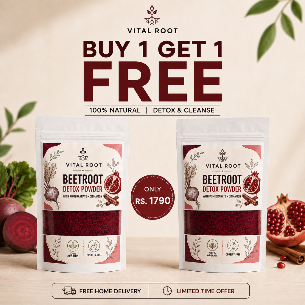 🌿 VITAL ROOT — Beetroot Detox Powder(BUY 1 GET 1 FREE)
