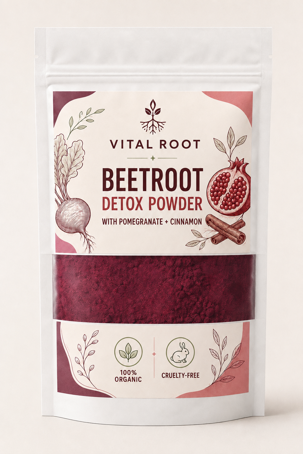 🌿 VITAL ROOT — Beetroot Detox Powder(BUY 1 GET 1 FREE)