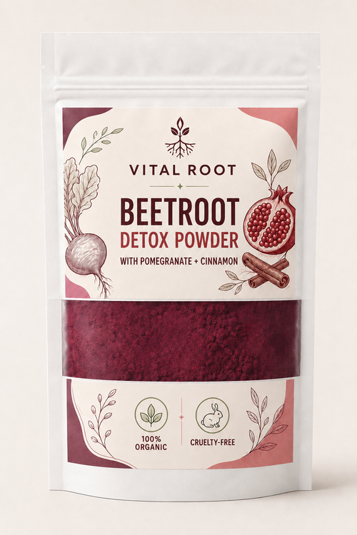 Beetroot Detox Powder with Pomegranate + Cinnamon